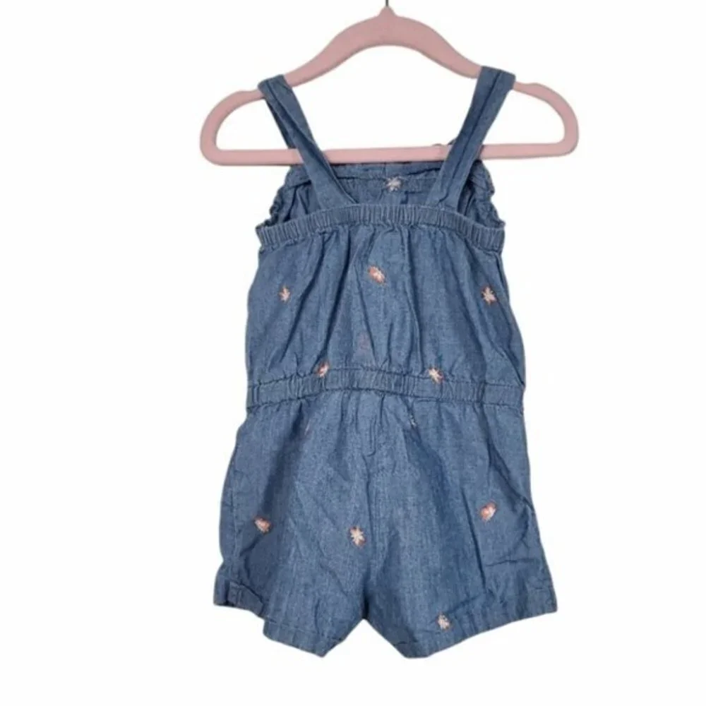 The Children's Place Butterfly Chambray Romper
